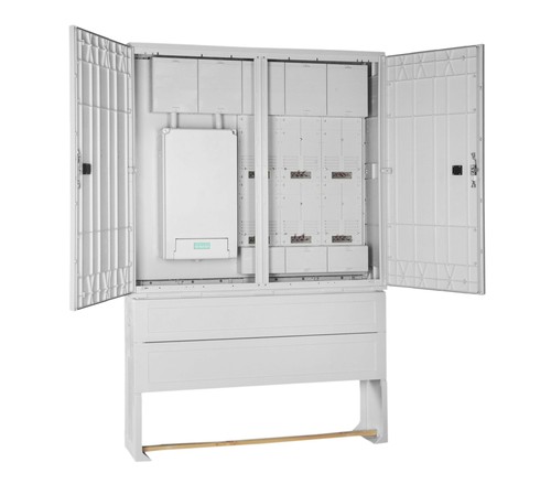GSAB Elektrotechnik Zähleranschlußsäule 6 Zähler, ohne TSG 02.00.1P61HAK2