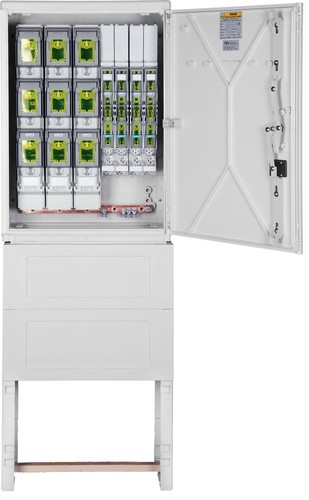 GSAB Elektrotechnik Normkabelverteilerschrank 850x590x320mm 0S850K3LSL2-4LSL00