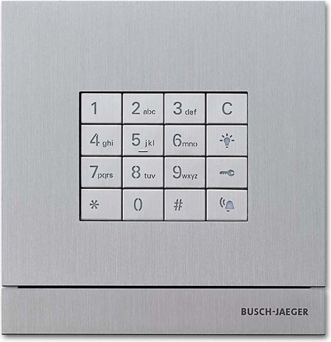 Busch-Jaeger Zutrittskontrolle außen edelstahl Tastatur-Modul 83100/71-660