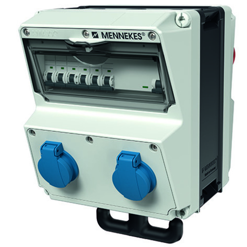 Mennekes Steckdosen-Kombination AMAXX abhängbar 970001 Mennekes Steckdosen-Kombination AMAXX abhängbar 970001