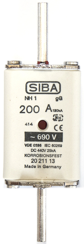 Siba NH-Sicherungseinsatz 10A NH0 gL/gG 609V 2021013.10