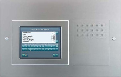 TCS Tür Control Audio Außenstation edelstahl Serie AD4 1000WE UP ADU45015-0030