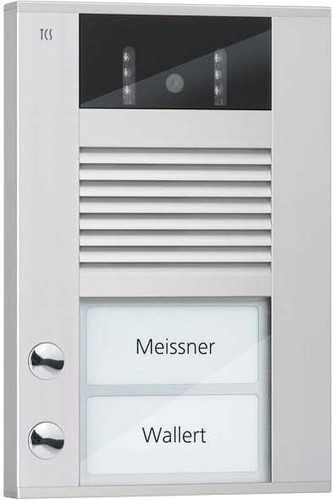 TCS Tür Control Video color Außenstation 2Tast 1reih.AP si AVD14023-0010