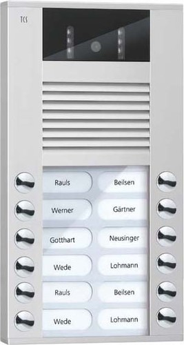 TCS Tür Control Video color Außenstation 12Tast 2reih.AP si AVE14123-0010 TCS Tür Control Video color Außenstation 12Tast 2reih.AP si AVE14123-0010