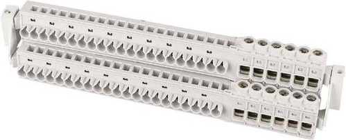 Eaton Klemmenträger N/PE 1 stöckig ZSD-PKL/NPE/1/4X4