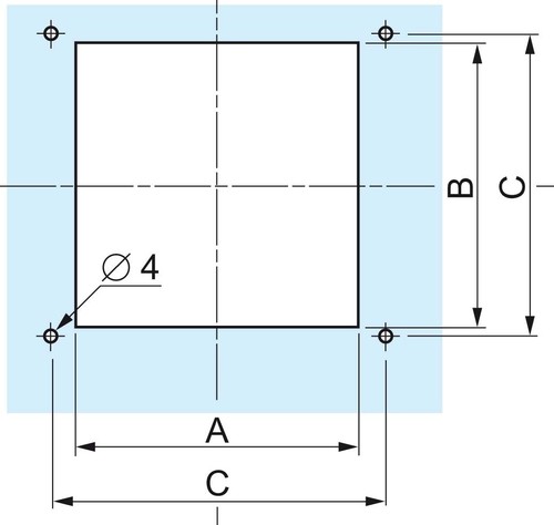Schneider Electric Entlüftungsblech 220x220mm NSYCAG170x190LM Schneider Electric Entlüftungsblech 220x220mm NSYCAG170x190LM