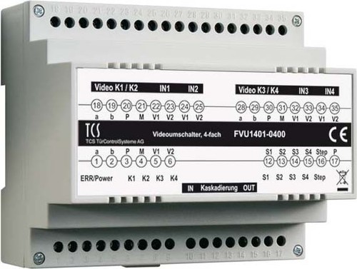 TCS Tür Control Videosignalumschalter 4-fach FVU1401-0400