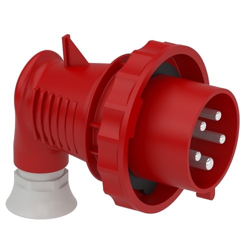 Schneider Electric Industrie-Wechselstecker 90° abgew., 32A, 3p+ 81771 Schneider Electric Industrie-Wechselstecker 90° abgew., 32A, 3p+ 81771