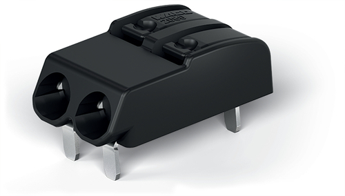 WAGO GmbH & Co. KG THR-Leiterplattenklemme 0,75 mm²,schwarz 2060-1472/998-404