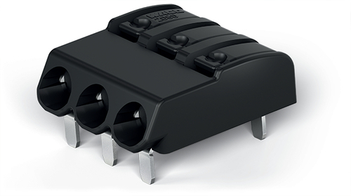 WAGO GmbH & Co. KG THR-Leiterplattenklemme 0,75 mm²,schwarz 2060-1473/998-404