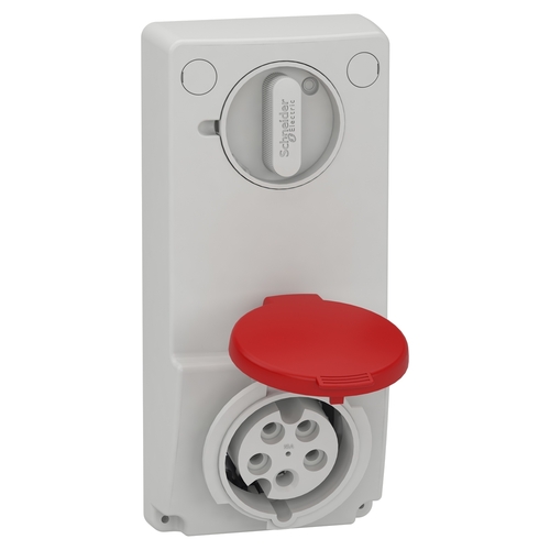 Schneider Electric Anbausteckdose verriegelt 16A, 3p+N+E, 380-415 82036 Schneider Electric Anbausteckdose verriegelt 16A, 3p+N+E, 380-415 82036