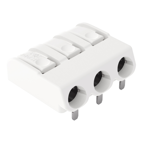 WAGO GmbH & Co. KG THR-Leiterplattenklemme Drücker,1,5 mm²,weiß 2061-1603/998-404