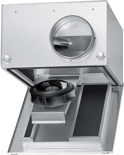 Helios Ventilatoren SILENTBOX Rohrventilator 1 PH schallgedämpft SB 250 E