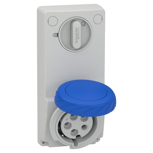 Schneider Electric Anbausteckdose verriegelt 32A, 2p+E, 200-250 V 82092 Schneider Electric Anbausteckdose verriegelt 32A, 2p+E, 200-250 V 82092