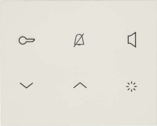 Elcom Innenstation-Audio 2D weiß matt TOUCH REA112Y