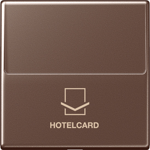 Jung Hotelcard-Schalter mokka o. Schalter-Einsatz A 590 CARD MO