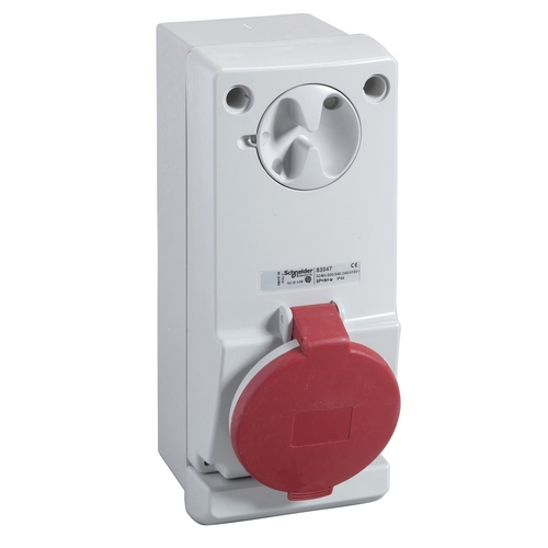 Schneider Electric Wandsteckdose verriegelt 32A, 3p+E, 380-415 V 83046 Schneider Electric Wandsteckdose verriegelt 32A, 3p+E, 380-415 V 83046