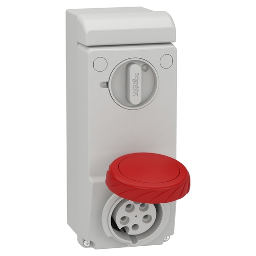 Schneider Electric Wandsteckdose verriegelt 16A, 3p+N+E, 380-415 83086