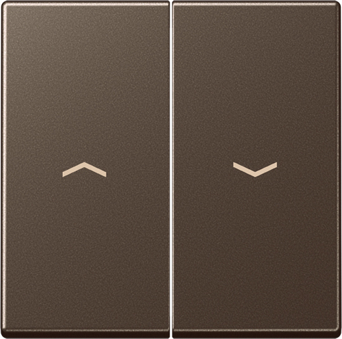 Jung Wippe Symbole mokka für Jal.Wippschalter A 595 P MO