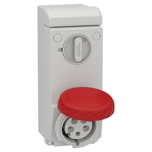 Schneider Electric Wandsteckdose verriegelt 32A, 3p+N+E, 380-415 83097