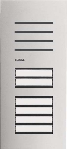 Elcom Türstation-Audio 6/1 2D Edelstahl ONE REQ006Y