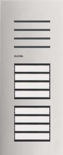 Elcom Türstation-Audio 8/1 2D Edelstahl ONE REQ008Y