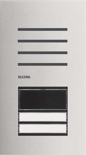 Elcom Türstation-Audio 2/1 2D Edelstahl ONE REQ102Y