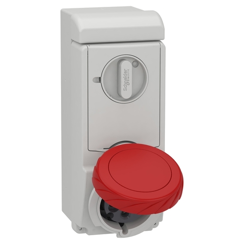 Schneider Electric Wandsteckdose verriegelt- 32A, 3p+N+E, 380-415 83197
