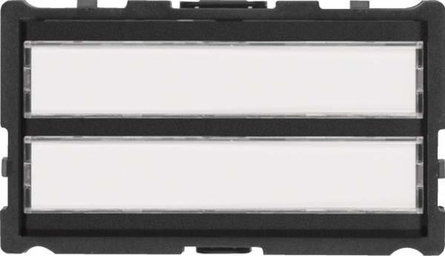 Elcom Ruftaster-Halbmodul 2/1 LED-Schild 2DONE REU022Y