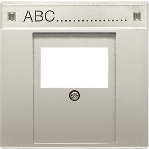 Jung Abdeckung Mess/antik f. TAE-Anschlussdose ME 2969 T NA AT