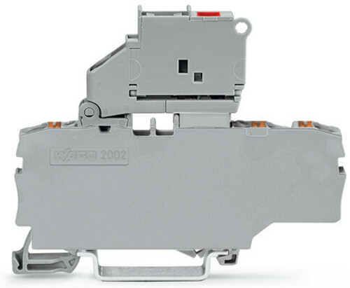 WAGO GmbH & Co. KG 3-Leiter-Sicherungsklemme Abschlussplatte,grau 2202-1711/1000-541