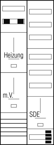 ABN Komplett-Zählerplatz 1Z 5pol Z29E714N