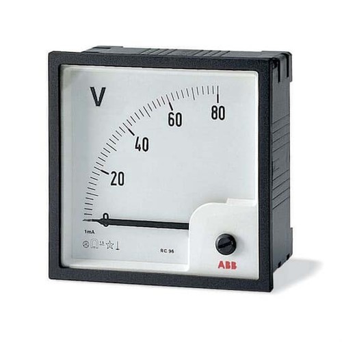 ABB Stotz S&J Voltmeter analog Direktmessung 100VAC VLM-1-100/72