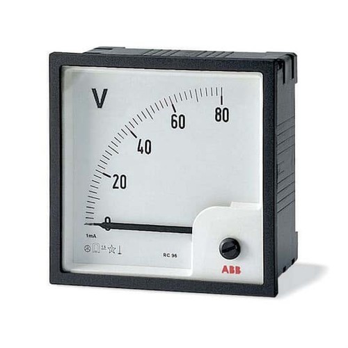 ABB Stotz S&J Voltmeter analog Direktmessung 60VAC VLM-1-60/96