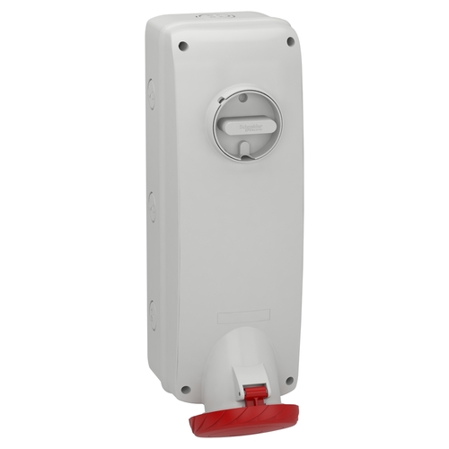Schneider Electric Wandsteckdose verriegelt 63A, 3p+N+E, 380-415 PKB63P535