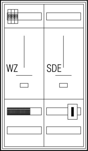 ABN Wandlerschrank DIN43870 ZWS2604N