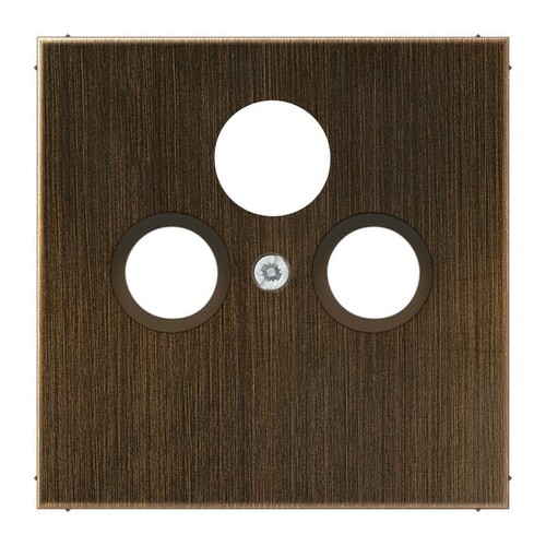 Jung Abdeckung Mess/antik f. SAT-TV-Steckdose ME 2990 SAT AT