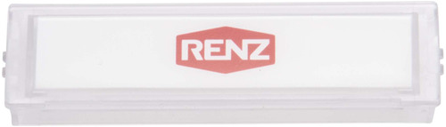 Renz Metallwaren. Namensschild 09 75x19,5mm weiss 97-9-82259 weiß