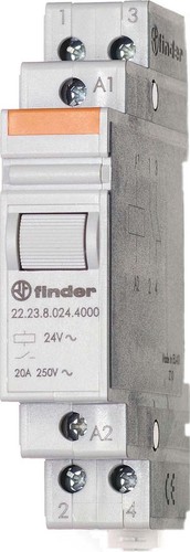 Finder Installationsrelais 1S/1Ö 20A 12VAC 22.23.8.012.4000