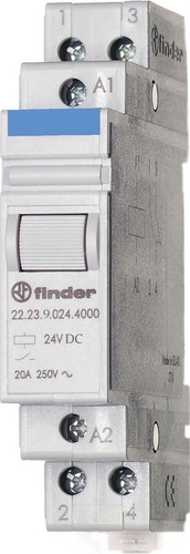 Finder Installationsrelais 1S/1Ö 20A 24VDC 22.23.9.024.4000