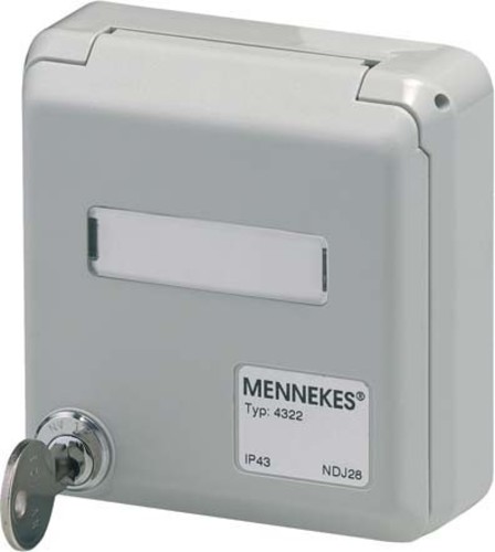 Mennekes Anbau-Leergehäuse Datendose Cepex 4322G