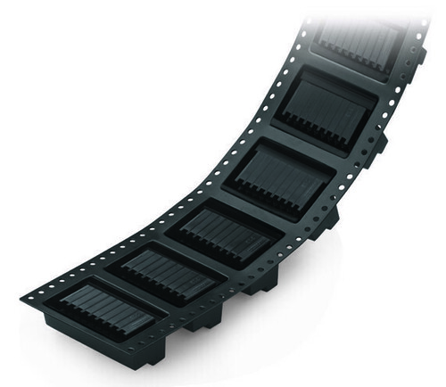 WAGO GmbH & Co. KG THR-Stiftleiste 2-reihig 0,8x0,8,abgew.,sw 713-14#4055143778589