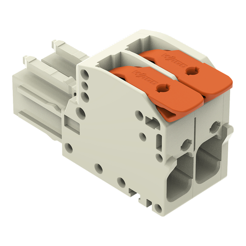 WAGO GmbH & Co. KG 1-Leiter-Federleiste Hebel Push-inCAGECLAMP,lgr 831-1102