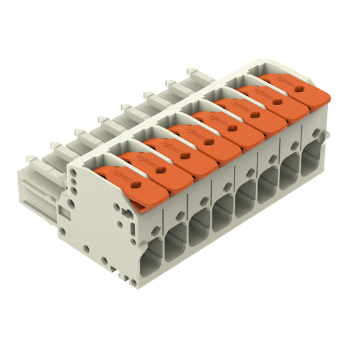 WAGO GmbH & Co. KG 1-Leiter-Federleiste Hebel Push-inCAGECLAMP,lgr 831-1108