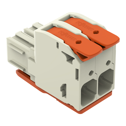 WAGO GmbH & Co. KG 1-Leiter-Federleiste Hebel Push-inCAGECLAMP,lgr 832-1102/322-000