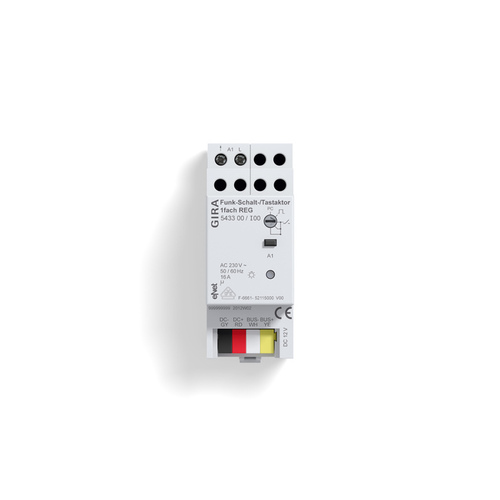 Gira Funk Schalt-/Tastaktor REG 1-fach ch 543300