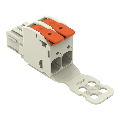 WAGO GmbH & Co. KG 1-Leiter-Federleiste Hebel Push-inCAGECLAMP,lgr 832-1102/332-000