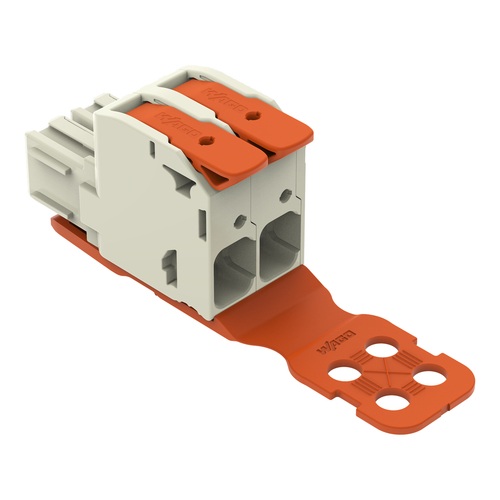 WAGO GmbH & Co. KG 1-Leiter-Federleiste Hebel Push-inCAGECLAMP,lgr 832-1102/342-000
