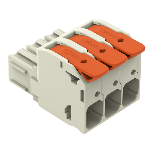 WAGO GmbH & Co. KG 1-Leiter-Federleiste Hebel Push-inCAGECLAMP,lgr 832-1103
