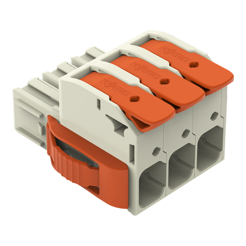 WAGO GmbH & Co. KG 1-Leiter-Federleiste Hebel Push-inCAGECLAMP,lgr 832-1103/037-000